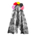 Halloween Kids Dress Cosplay Heart Print Skeleton Costumes Girls Floral Skull Tutu Clothes Children Carnival Performance Outfits