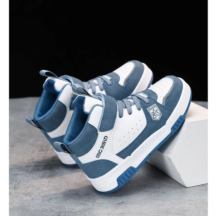 2024 New Fashion Kids Sneakers Boys Girls Casual Board Shoes High Top Running Sports Shoes Children Non-slip Basketball Sneakers