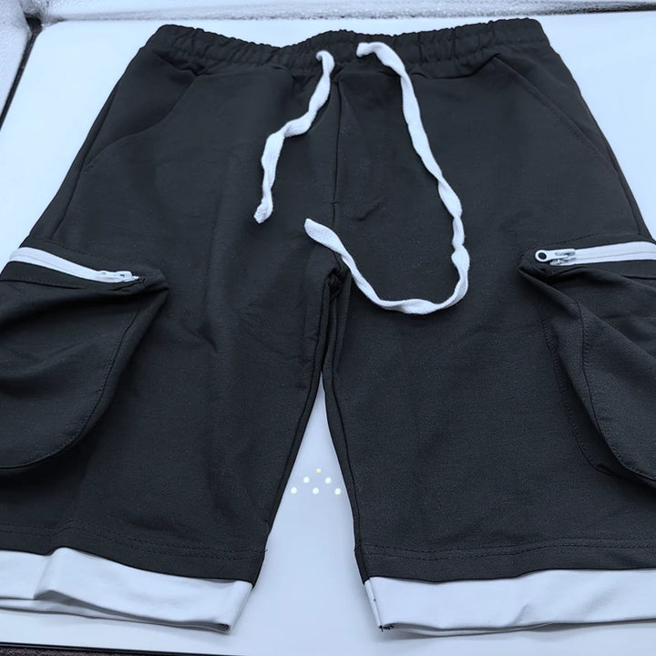 Men’s Summer Cargo Shorts 🟡
Stay cool and active in these breathable cotton shorts. Perfect for workouts, jogging, or casual wear. Features multiple pockets for convenience and style.