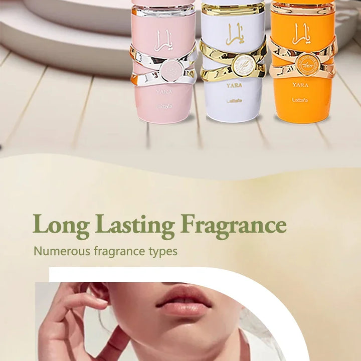 Original Yara Perfume Women Men Eau De Parfum Spray High Quality Arabian Perfume Lasting Fragrance Pheromone Light Fragrance