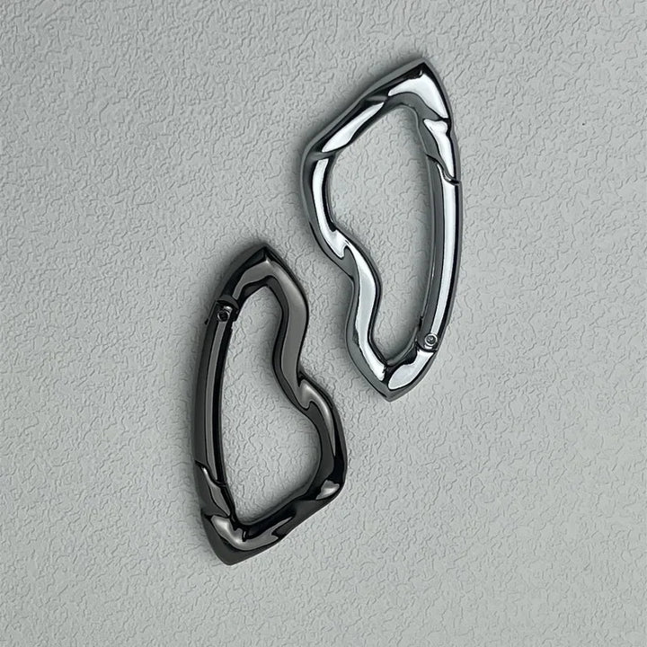 Metal Carabiner Waist Hanging Multifunctional Essential Keychains Fashion Men Belts Pendant Mountaineering Buckle Accessories