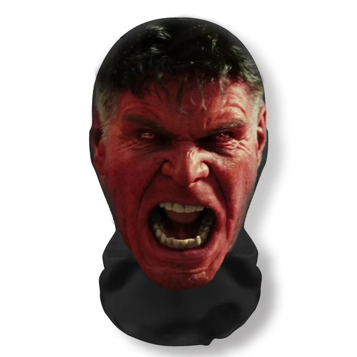 Halloween Cosplay Headwear Fashion Hip Hop Hood Hat Headgear 3D Full Face Mask Elastic Mesh Celebrity Face Mask for Party