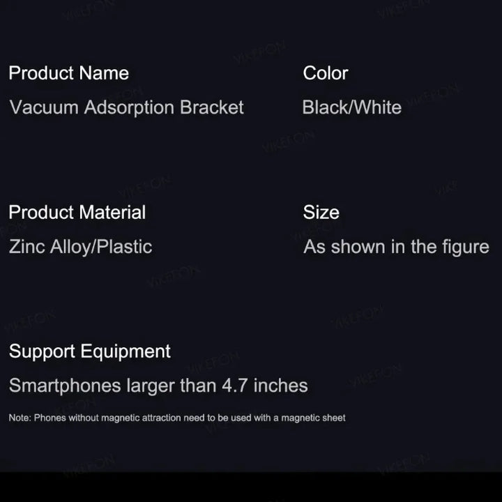 Magnetic Car Phone Holder 360° Rotation Folding With Vacuum Suction Cup For iPhone 12-16 Series Car/Gym/Driving Phone Holder