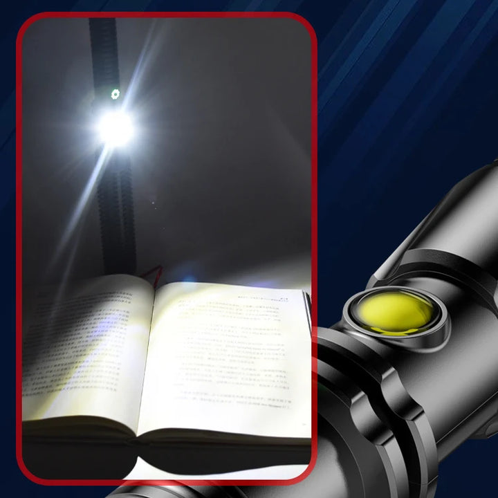 Wolf Tooth Lamp Rod Strong Light Charging Outdoor Super Bright Multi Functional Vehicle Retractable Self Defense Window Patrol