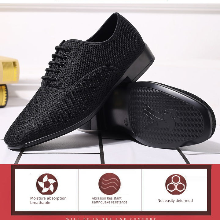 Dance Qingyun Men Flyknit Net Dancing Shoes Latin Dance Shoes Ballroom Dance Modern Dance Square Dance Shoes Dancing Shoes Breathable