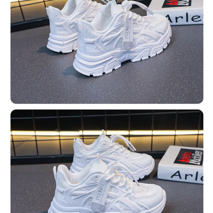 Girls Sneakers 2024 Children Casual Shoes Mesh Platform Designer Tennis Sneaker 6 To 12 Years Kids Sports Shoe for Girl