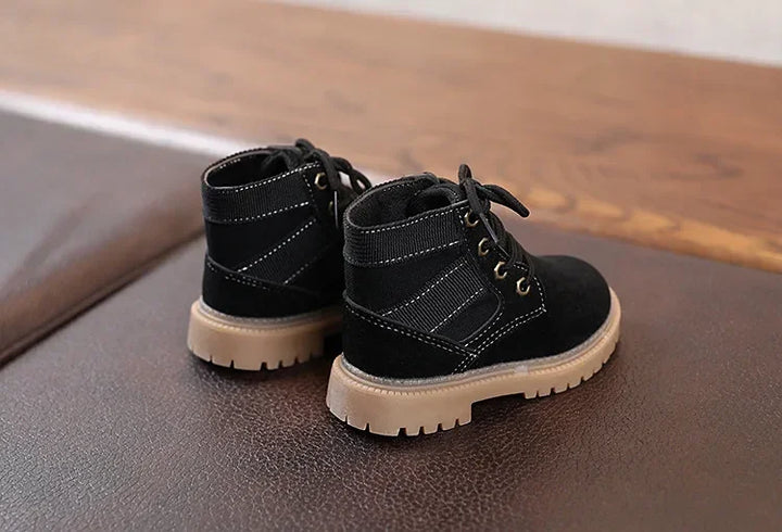 Child Fashion Short Boots Winter Boys Outdoor Sneakers Soft Non-slip Girls Warm Shoes Toddler Kids Sport Running Snow Bootie