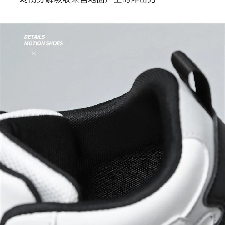 New Four Seasons Men's Sneakers Men's Comfortable Platform Shoes  Trend Lace-up Vulcanized Shoes White Casual Sneakers 5