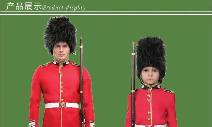 Halloween Costume For Children British Royal Guard Uniform Boys Cosplay Costume American soldier uniform Party Performance