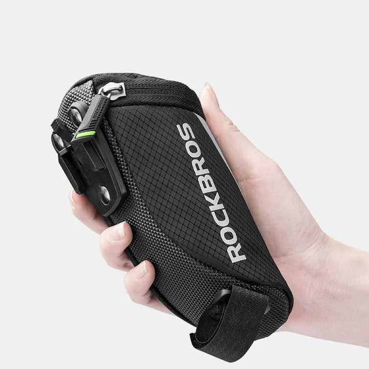 ROCKBROS Bike Bag Portable Reflective Saddle Bag Tail Seatpost Nylon Bicycle Bag MTB Road Bike Bag Panniers Bicycle Accessories