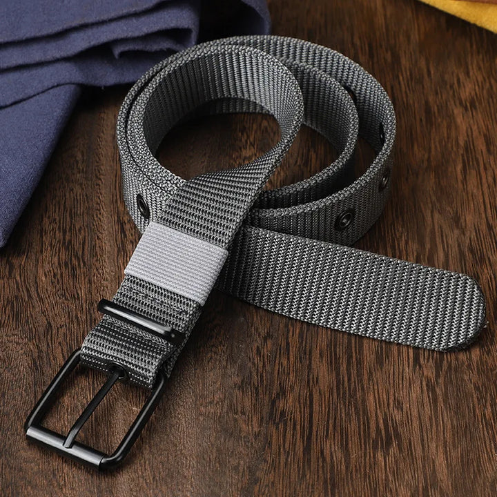 Men Belts Canvas Nylon Webbing Tactical Belt Fashion Casual Designer Unisex Belts High Quality Sports Strap