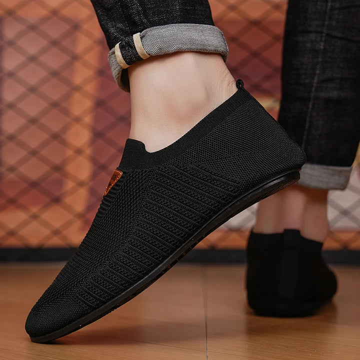 YRZL Mens Loafers Breathable Mesh Summer Lightweight Driving Moccasins Slip on Casual Shoes for Men Comfortable Walking Shoes