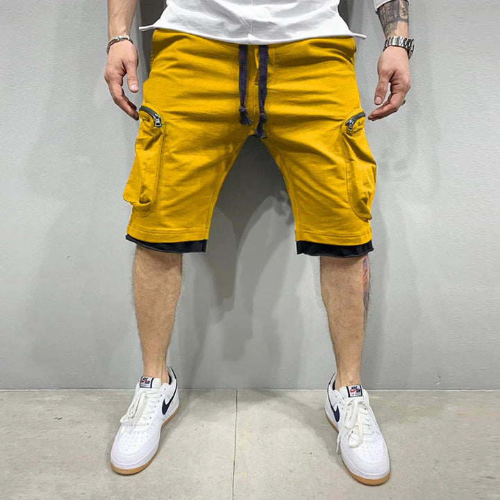 Men’s Summer Cargo Shorts 🟡
Stay cool and active in these breathable cotton shorts. Perfect for workouts, jogging, or casual wear. Features multiple pockets for convenience and style.