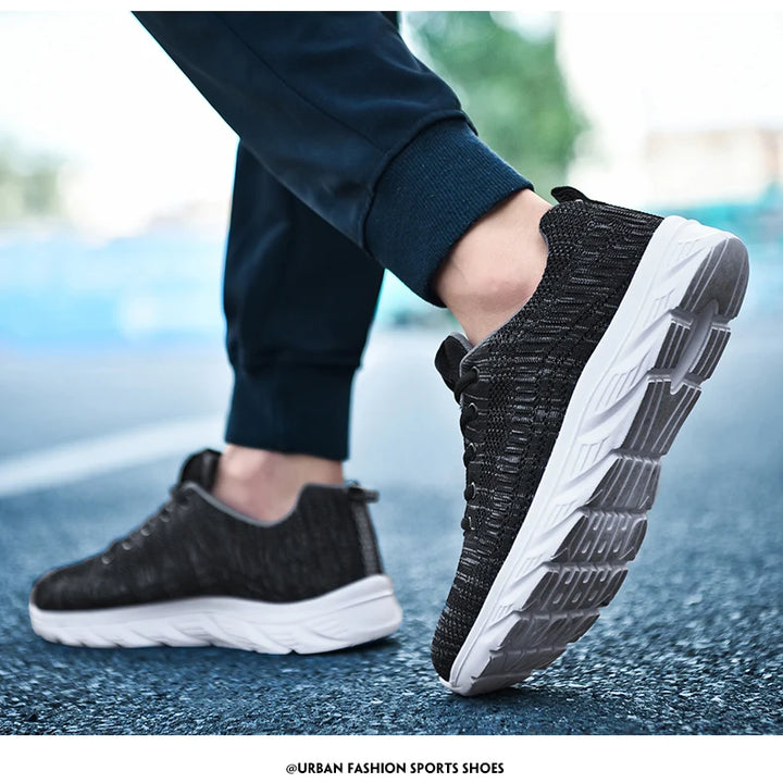 New Athletic Shoes for Men Shoes Sneakers Black Casual Men Mesh Sneakers Breathable Tennis Running Walking Gym Men Shoes