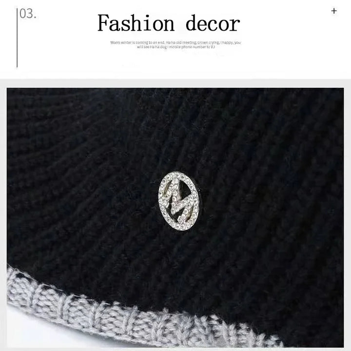 Hats for Women Autumn Winter Sports Empty Top Caps Female Knitted Warm Baseball Cap Fashion Running Golf Sun Hat