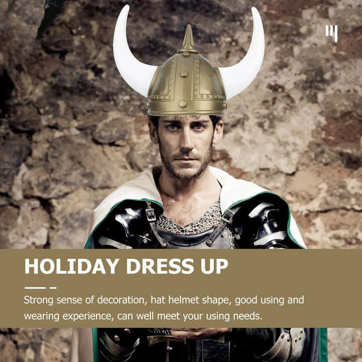Ox Viking Horn Hat Halloween Costumes for Adults Horns Decorations Headwear Hats