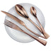 24Pcs Shiny Black Cutlery Set Stainless Steel Dinnerware Sharp Steak Knife Forks Coffee Spoons Tableware Kitchen Silverware Set