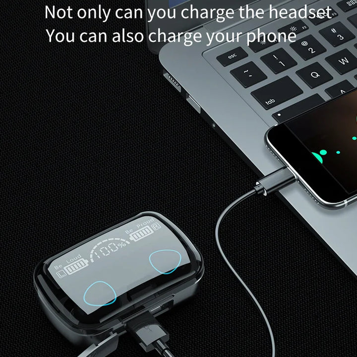 New Arrival M10 Earphone Wireless Headset High Quality Perfect Sound Earbuds Sports Game Music BT Headphone with Power Bank