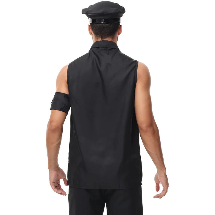 Command the Night!
Classic cop uniform perfect for Halloween, cosplay, or parties. Sharp, easy to wear, and ready for action.
👮‍♂️ Includes: Police shirt + badge
🎃 Occasions: Halloween, carnival, cosplay
🚓 Style: Police officer, cop costume