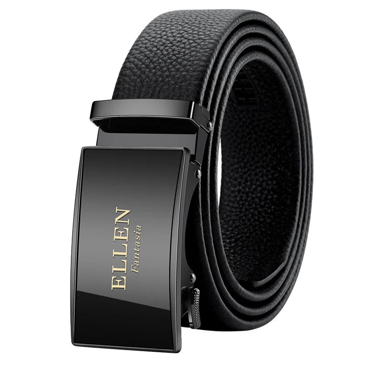 Men's Belt Leather Men Belts Waistband Automatic Belt for Man Mens Male Genuine Waist belts Business belts