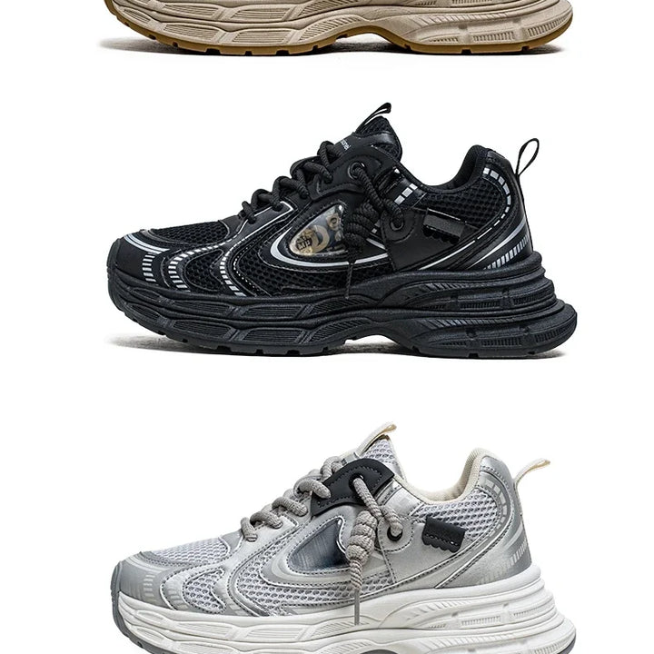 Shoes for Men 2025 New Trendy Fashion Versatile Breathable Thick Bottom Comfortable Sports and Leisure Low Top Sneakers Men