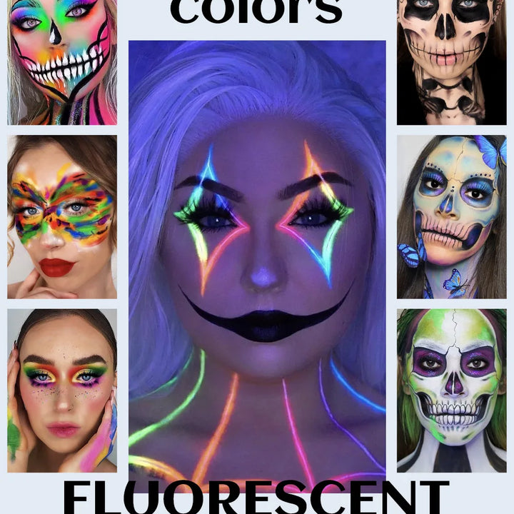 Halloween Makeup Body Face Paint 8 Colors Make Up Kids Face Cosmetics Party Make Up Paint Professional Faces Durable Gadgets