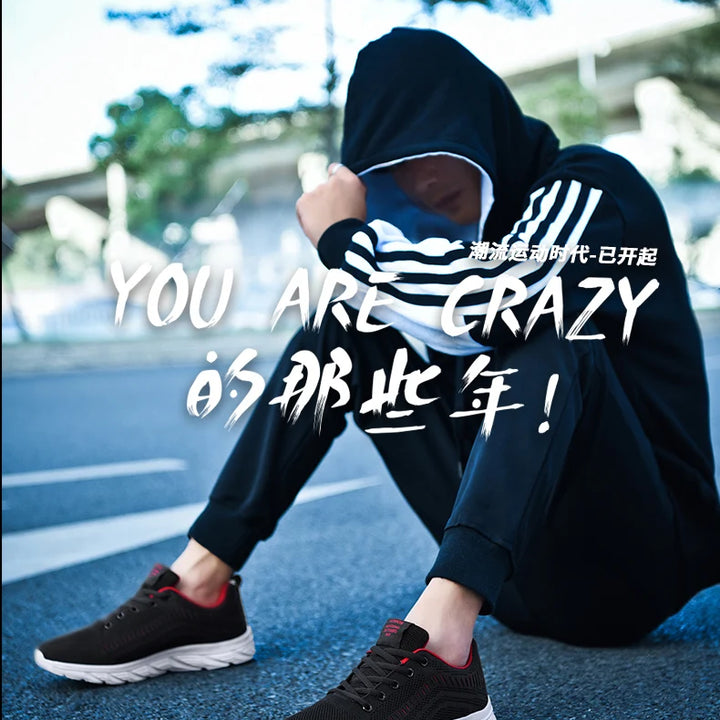 New Athletic Shoes for Men Shoes Sneakers Black Casual Men Mesh Sneakers Breathable Tennis Running Walking Gym Men Shoes