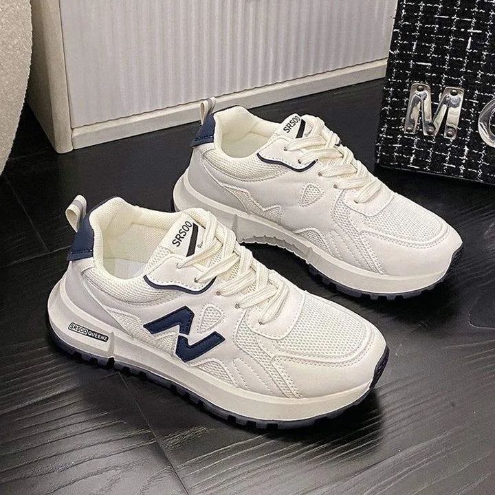 Sneakers Women's Spring and Autumn 2025 New Versatile Non-slip Casual Women's Shoes Soft Sole Lightweight Running White Shoes