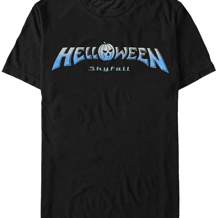 Halloween T-shirt Men's Summer Sweat-absorbing Breathable Top Cotton Motorcycle Short-sleeved Men's and Women's Clothing
