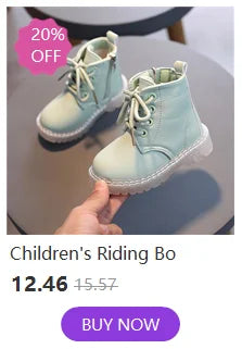 Children's Boots Fashion PU Solid Black Bow Girls Uniform 2025 Spring and Autumn New Kids Fashion Flying Knit School Socks Shoes