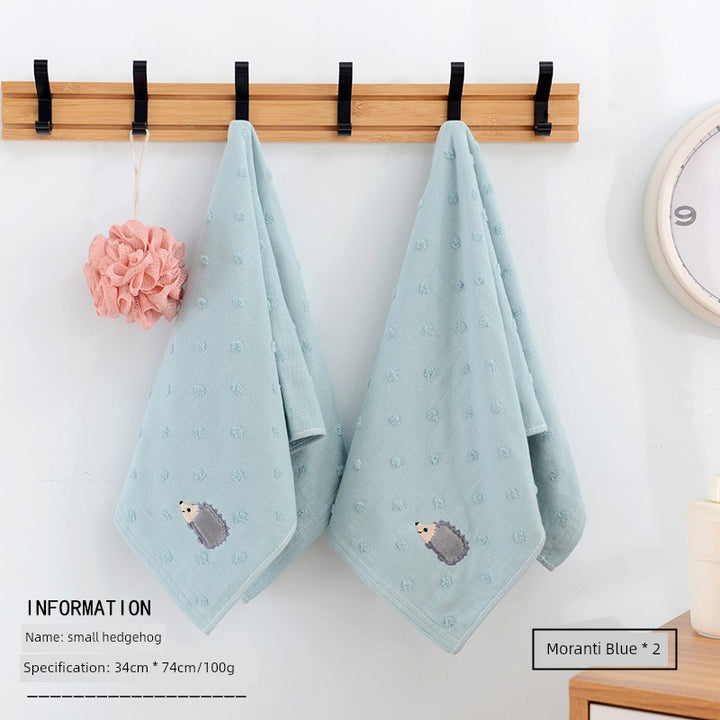 Towel Couple Kids Soft Absorbent Pure Cotton Gauze