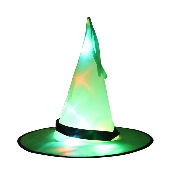 Halloween Glowing Hat Children Adult Party Dance Party Dress Up Witch Hat Halloween Decoration Halloween Mask декор для дома