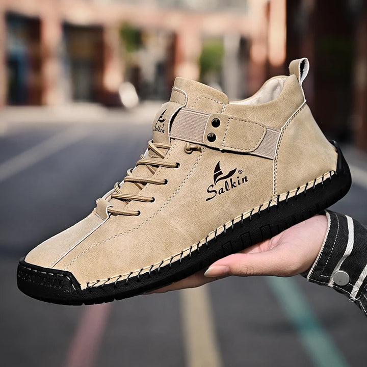 🆕 New 2024 Arrival – Handmade Leather Perfection
Upgrade your look with our Handmade Leather Sneakers & Ankle Boots – crafted for comfort, built for the outdoors, and designed for everyday style.
✅ Premium leather
✅ Solid color finish
✅ Urban + outdoor r