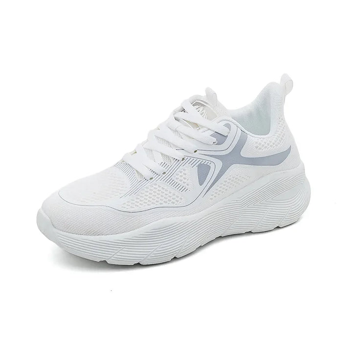 Sports Sneakers for Women Versatile Thick Soled Casual Breathable Running Shoes Soft Sole Slip-Resistant for Everyday Use