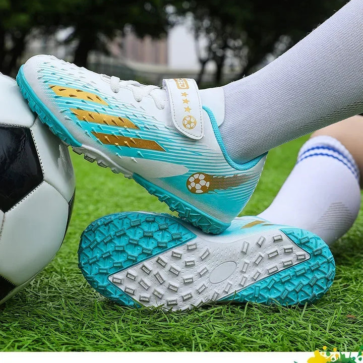 Kids Football Boots Society Cleats Soccer Shoes Boys Indoor Football Field Boots Children Non Slip Fast Training Sneakers Match