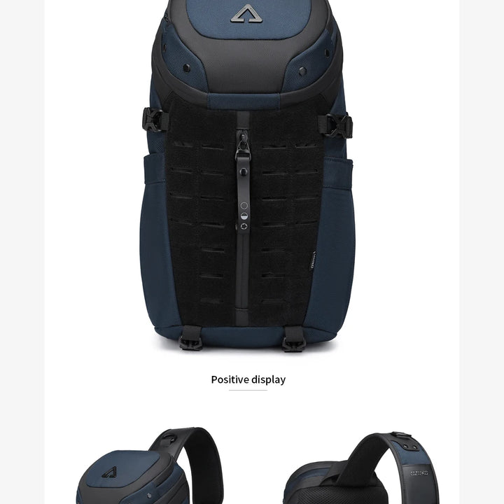 OZUKO Large Capacity Men Shoulder Bag Waterproof Sling Crossbody Bags for Man Short Trip Messenger Bag Fashion Quality Chest Bag