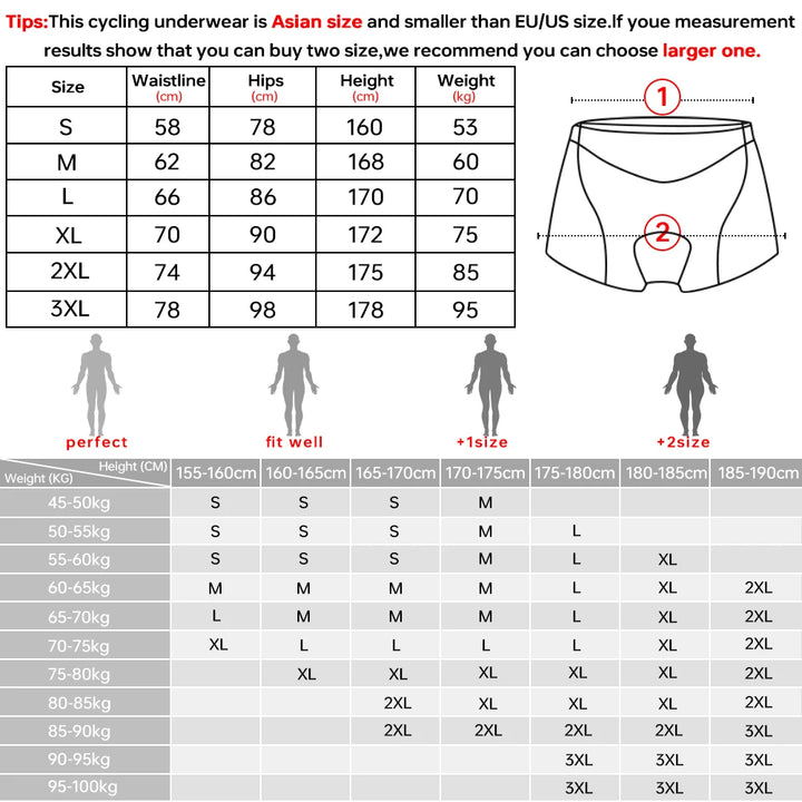 X-TIGER Cycling Shorts Breathable Mesh Cycling Underwear 5D Gel Pad Shockproof MTB Bike Shorts Men Shorts