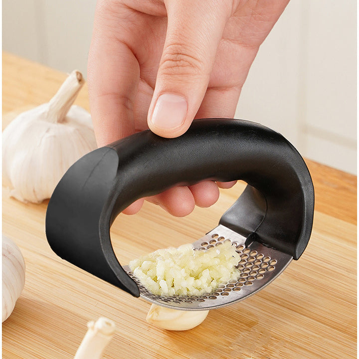 Stainless Steel Garlic Press Crusher Manual Garlic Mincer Chopping Garlic Tool Fruit Vegetable Tools Kitchen Accessories Gadget