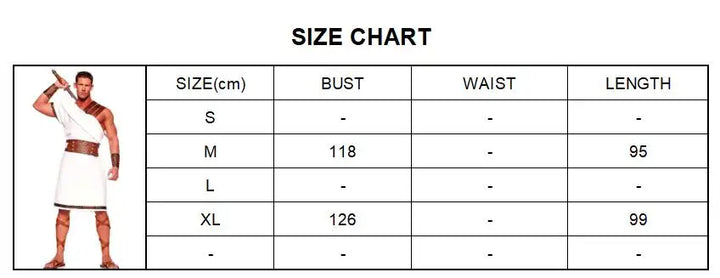 Halloween Women Man Ancient Greek Toga Rome Spartan Warrior Cosplay Costume Mythology God Goddess Fantasia Fancy Dress