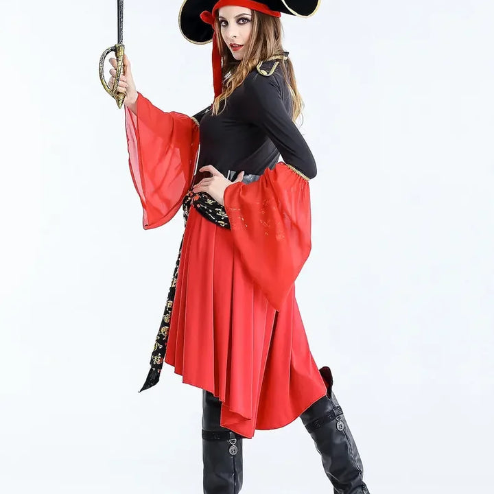 Halloween Costumes Female Pirates Clothing Girls Sexy Cosplay Game Uniforms Large Size Comic-con Anime Expo Anime Expo Xxl
