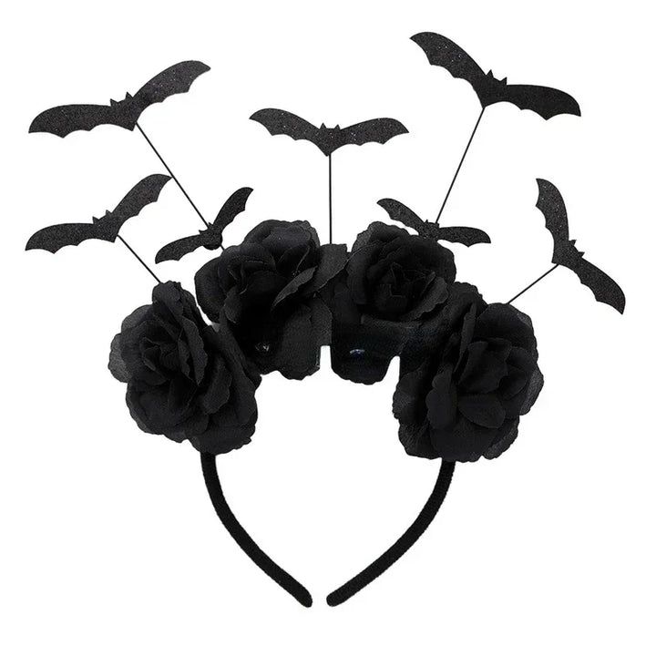 Halloween Bat Headband Children Dress Up Headwear Hairband Accessories Witch Costume Supplies Props Happy Helloween Party