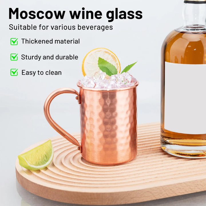 1pc 450ml Copper Moscow Mule Mug Durable Stainless steel Beer Mugs Coffee Mug Milk Cup  Bar Cup Drinkware 2025 New