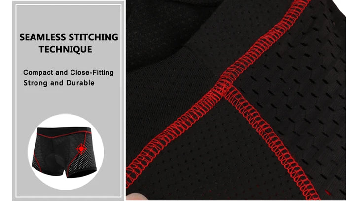 X-TIGER Cycling Shorts Breathable Mesh Cycling Underwear 5D Gel Pad Shockproof MTB Bike Shorts Men Shorts