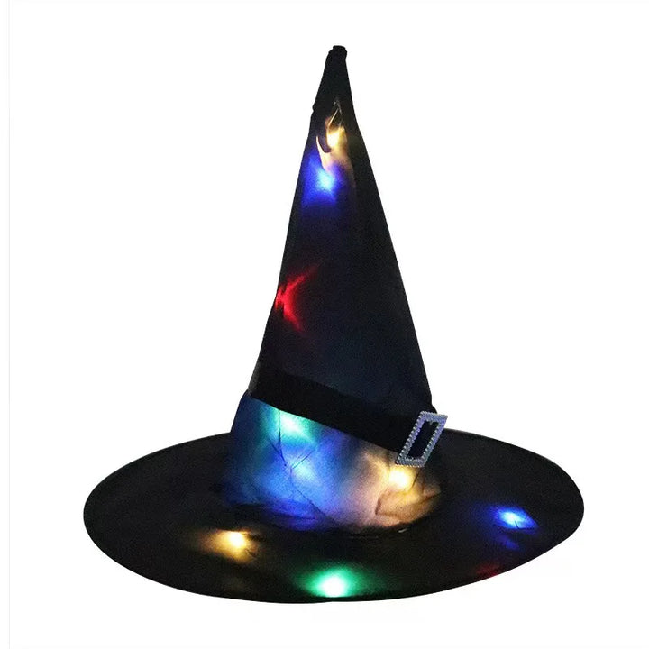 Halloween Glowing Hat Children Adult Party Dance Party Dress Up Witch Hat Halloween Decoration Halloween Mask декор для дома