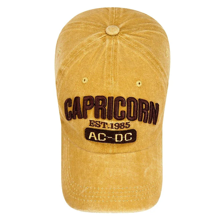 New Retro American Style Washed Old Hat Men and Women Fashion Three-Dimensional Embroidered Letters Sun Visor Baseball Cap
