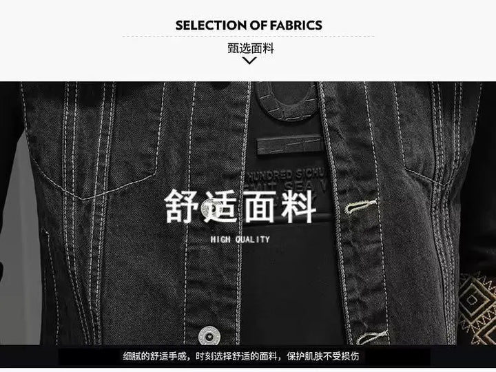 🧥 Retro Vibes. Modern Edge.
🔥 Men’s Embroidered Denim Jacket – Classic lapel design with a trendy, loose fit
🛵 Motorcycle-inspired style, perfect for spring & autumn
🎯 Detailed embroidery adds a bold, fashion-forward touch
Your go-to jacket for effort