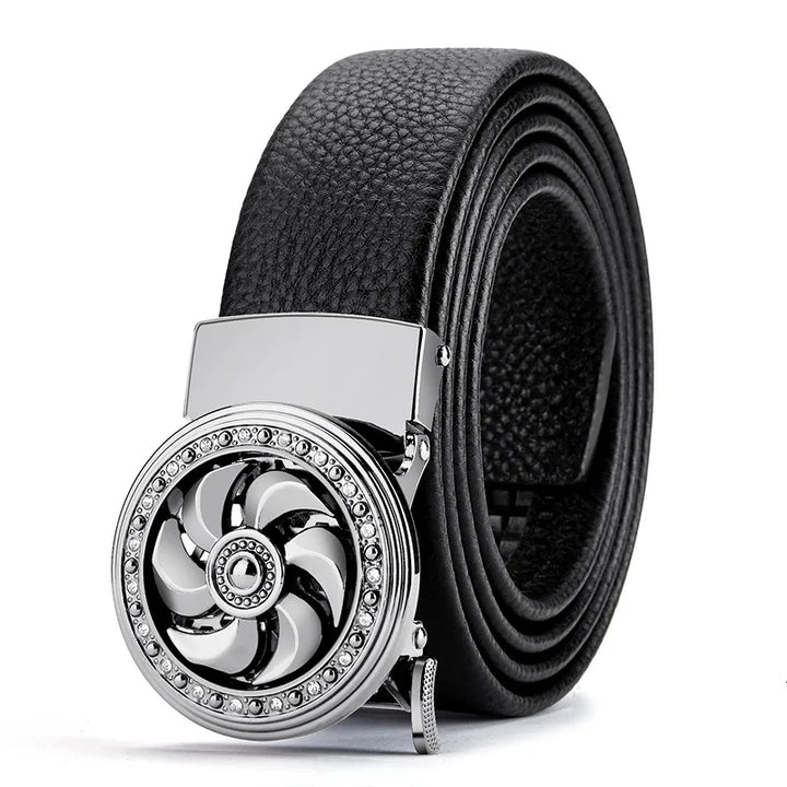 Men's Belt Leather Men Belts Waistband Automatic Belt for Man Mens Male Genuine Waist belts Business belts