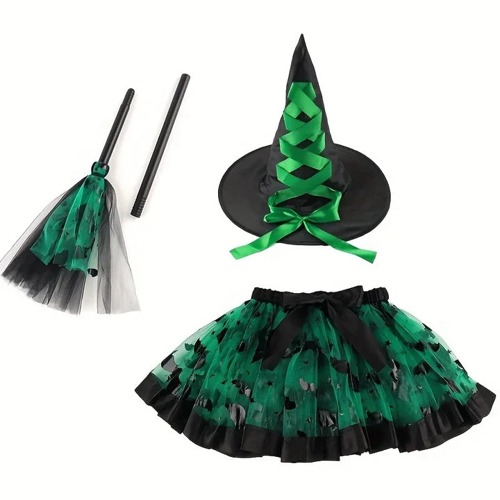 💜Be the star of the spooky night! 🎃
Our 3-piece purple witch costume comes with a magical skirt, pointed hat & wand — perfect for Halloween fun! 🪄
🛒 Grab yours now!