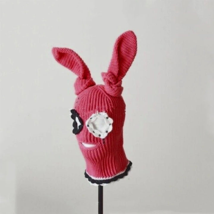 Halloween Balaclavas Long BunnyEar Hat Hat Funny Balaclavas Hat Rabbit Ears Balaclavas Long Ear BunnyBalaclava