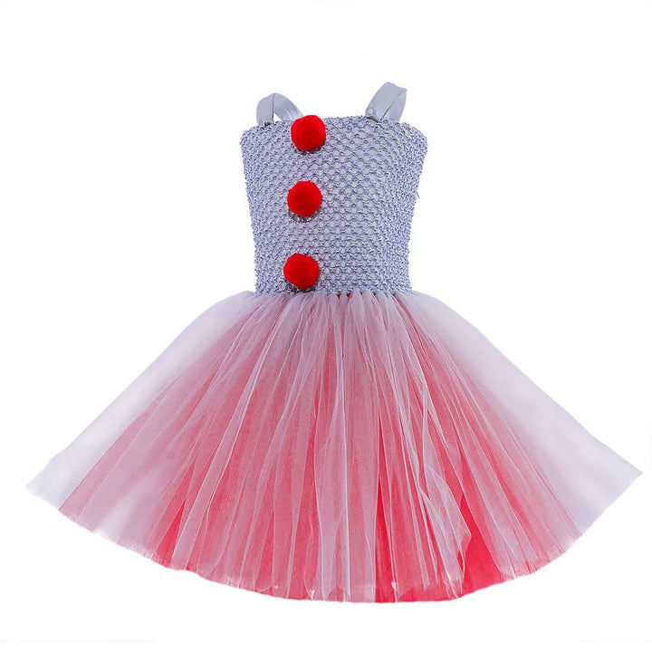 2-12Y Halloween Costumes Girl Tutu Carnival Party Cosplay Dresses Costume Party Dress Up Clothes Children's Holiday Gifts